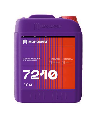 МОНОХИМ 7210 Грунт глубокого проникновения, 10 литров